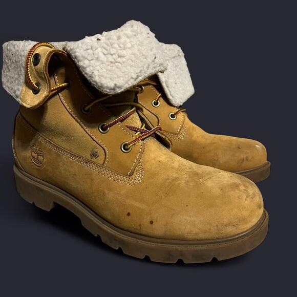 Womens sherpa lined tan and - Picture 3 of 4